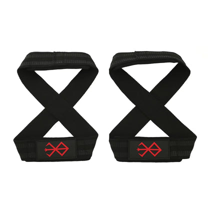 Berserk Anime Weightlifting Lifting Straps, Weight Lifting Straps Gym Power Workouts Lifting Deadlift Straps Padded Men