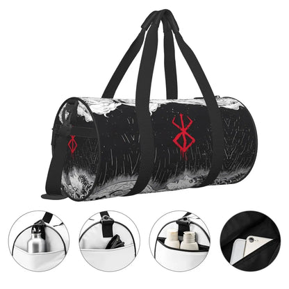 Berserk Gym Bag  Waterproof  Large Capacity Travel Handbag For Both Guts and Casca